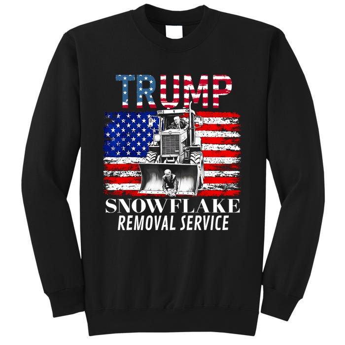 TrumpS Snowflake Removal Service Funny Donald Trump 2024 Sweatshirt