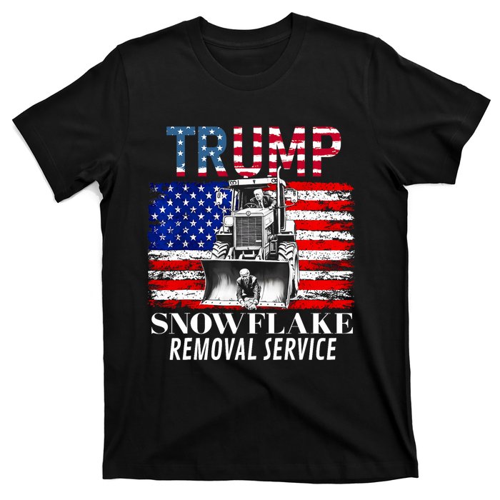 TrumpS Snowflake Removal Service Funny Donald Trump 2024 T-Shirt