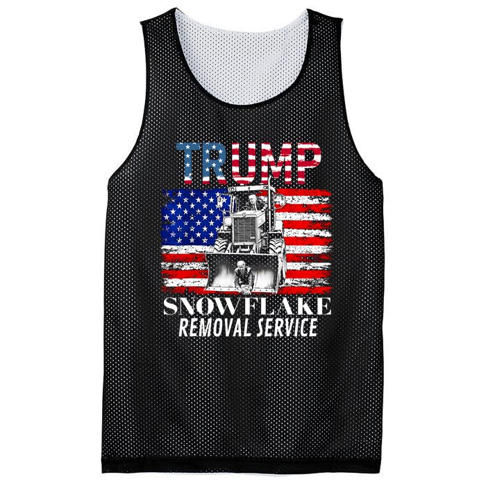 TrumpS Snowflake Removal Service Funny Donald Trump 2024 Mesh Reversible Basketball Jersey Tank