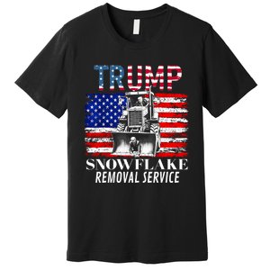 TrumpS Snowflake Removal Service Funny Donald Trump 2024 Premium T-Shirt