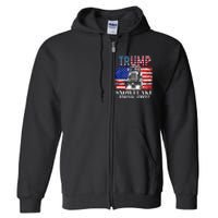 TrumpS Snowflake Removal Service Funny Donald Trump 2024 Full Zip Hoodie