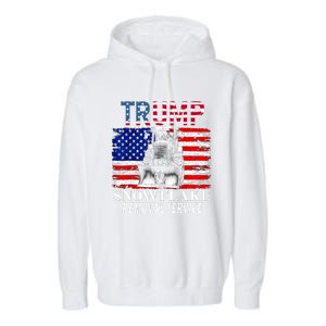 TrumpS Snowflake Removal Service Funny Donald Trump 2024 Garment-Dyed Fleece Hoodie