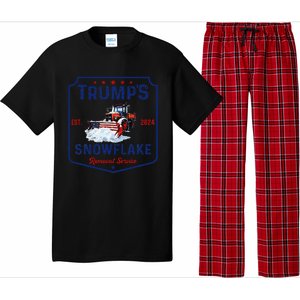 TrumpS Snowflake Removal Service Funny Trump 2024 Pajama Set