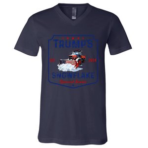 TrumpS Snowflake Removal Service Funny Trump 2024 V-Neck T-Shirt