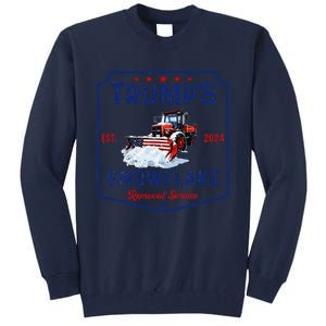 TrumpS Snowflake Removal Service Funny Trump 2024 Tall Sweatshirt