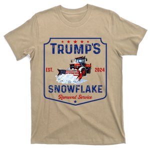 TrumpS Snowflake Removal Service Funny Trump 2024 T-Shirt