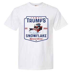 TrumpS Snowflake Removal Service Funny Trump 2024 Garment-Dyed Heavyweight T-Shirt