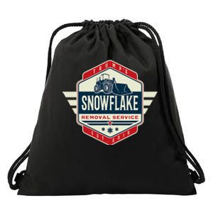 TrumpS Snowflake Removal Service Cool President Trump Gifts Drawstring Bag