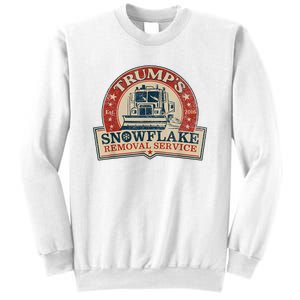 TrumpS Snowflake Removal Service Funny Trump 2024 Sweatshirt