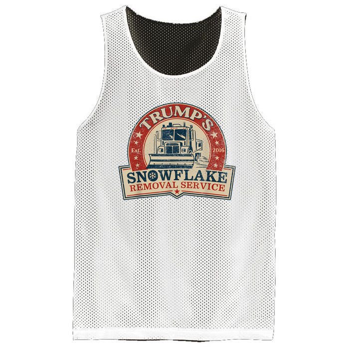 TrumpS Snowflake Removal Service Funny Trump 2024 Mesh Reversible Basketball Jersey Tank