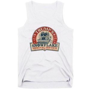 TrumpS Snowflake Removal Service Funny Trump 2024 Tank Top