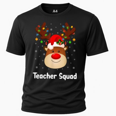 Teacher Squad Reindeer Performance Shirt