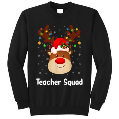Teacher Squad Reindeer Sweatshirt
