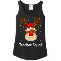 Teacher Squad Reindeer Ladies Essential Tank