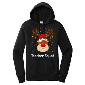 Teacher Squad Reindeer Women's Pullover Hoodie