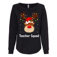 Teacher Squad Reindeer Womens California Wash Sweatshirt