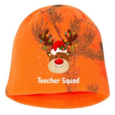 Teacher Squad Reindeer Kati - Camo Knit Beanie