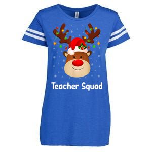 Teacher Squad Reindeer Enza Ladies Jersey Football T-Shirt