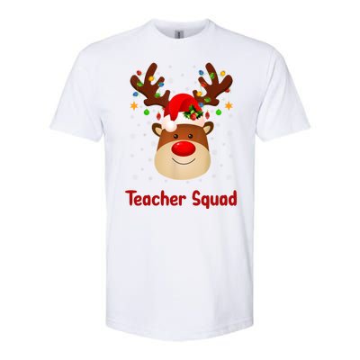 Teacher Squad Reindeer Softstyle® CVC T-Shirt