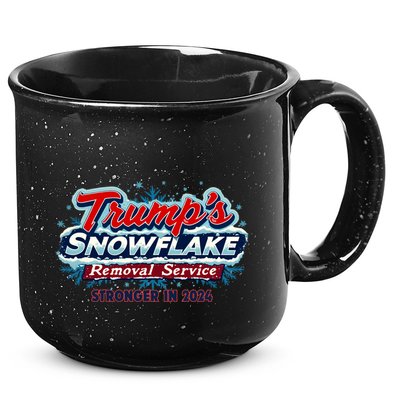 Trump Snowflake Removal Funny Donald Trump Snow Plow Driver Cute Gift 15oz Campfire Ceramic Mug