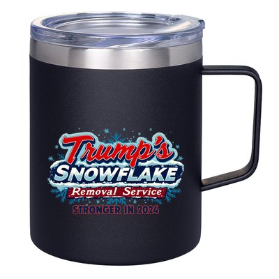 Trump Snowflake Removal Funny Donald Trump Snow Plow Driver Cute Gift 12oz Stainless Steel Coffee Mug