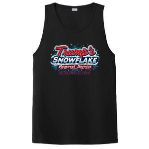 Trump Snowflake Removal Funny Donald Trump Snow Plow Driver Cute Gift PosiCharge Competitor Tank