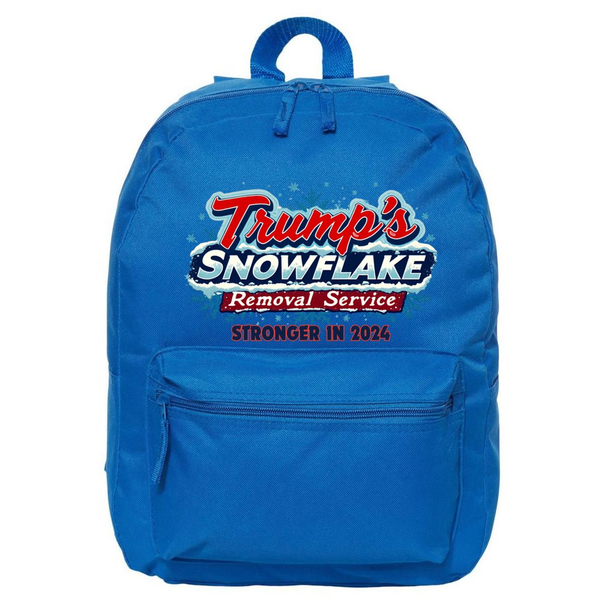 Trump Snowflake Removal Funny Donald Trump Snow Plow Driver Cute Gift 16 in Basic Backpack