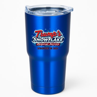 Trump Snowflake Removal Funny Donald Trump Snow Plow Driver Cute Gift Tumbler
