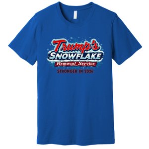 Trump Snowflake Removal Funny Donald Trump Snow Plow Driver Cute Gift Premium T-Shirt