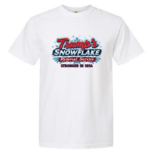 Trump Snowflake Removal Funny Donald Trump Snow Plow Driver Cute Gift Garment-Dyed Heavyweight T-Shirt