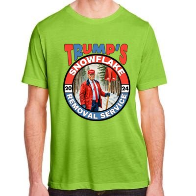 Trump Snowflake Removal Service Funny President Election Great Gift Adult ChromaSoft Performance T-Shirt