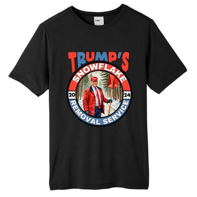 Trump Snowflake Removal Service Funny President Election Great Gift Tall Fusion ChromaSoft Performance T-Shirt