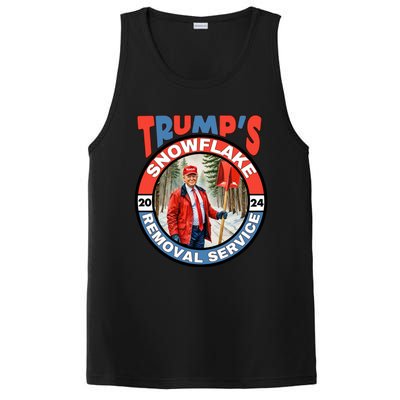 Trump Snowflake Removal Service Funny President Election Great Gift PosiCharge Competitor Tank