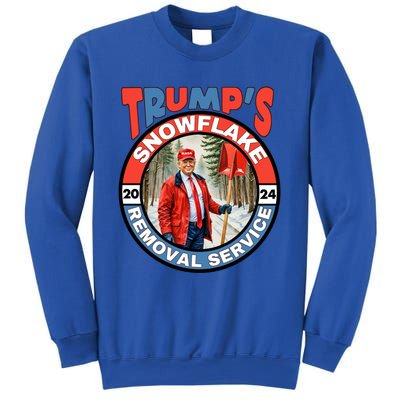 Trump Snowflake Removal Service Funny President Election Great Gift Sweatshirt