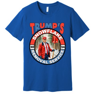 Trump Snowflake Removal Service Funny President Election Great Gift Premium T-Shirt