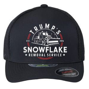 TrumpS Snowflake Removal Service Funny Trump 2024 Meme Flexfit Unipanel Trucker Cap