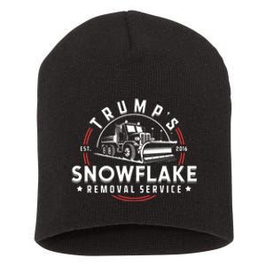 TrumpS Snowflake Removal Service Funny Trump 2024 Meme Short Acrylic Beanie