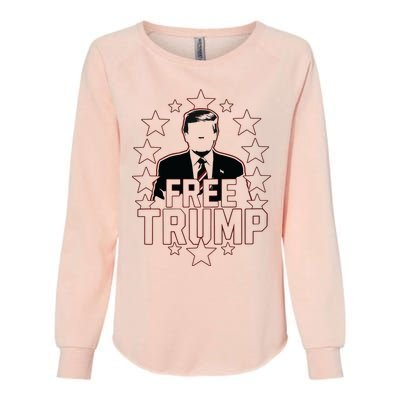 Trump Support Republican Gift I Stand With Trump Womens California Wash Sweatshirt