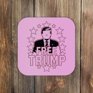 Trump Support Republican Gift I Stand With Trump Coaster