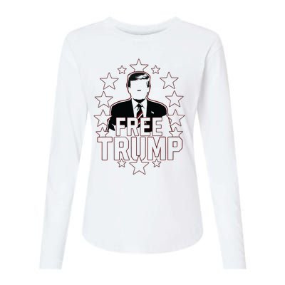 Trump Support Republican Gift I Stand With Trump Womens Cotton Relaxed Long Sleeve T-Shirt