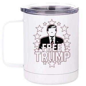 Trump Support Republican Gift I Stand With Trump 12 oz Stainless Steel Tumbler Cup