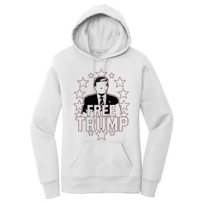 Trump Support Republican Gift I Stand With Trump Women's Pullover Hoodie