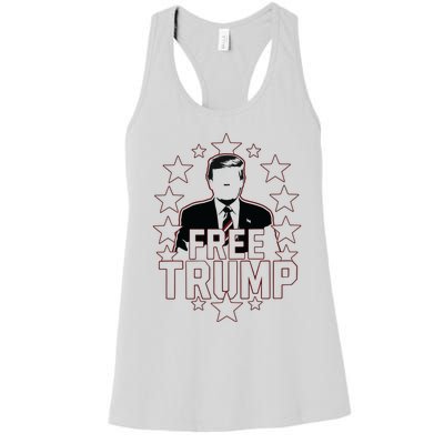 Trump Support Republican Gift I Stand With Trump Women's Racerback Tank