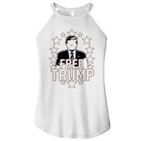 Trump Support Republican Gift I Stand With Trump Women's Perfect Tri Rocker Tank