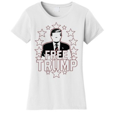 Trump Support Republican Gift I Stand With Trump Women's T-Shirt