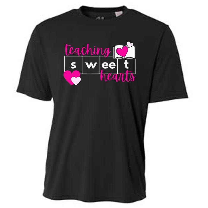 Teaching Sweethearts Reading Teacher Science Of Reading Cooling Performance Crew T-Shirt