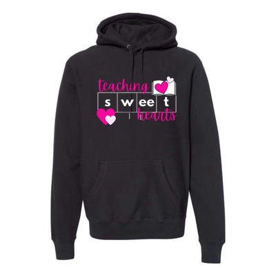 Teaching Sweethearts Reading Teacher Science Of Reading Premium Hoodie