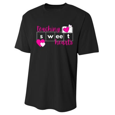 Teaching Sweethearts Reading Teacher Science Of Reading Performance Sprint T-Shirt