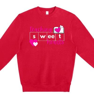 Teaching Sweethearts Reading Teacher Science Of Reading Premium Crewneck Sweatshirt