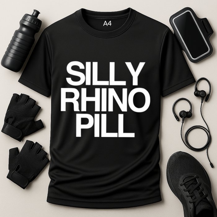 Tisakorean Silly Rhino Pill Cooling Performance Crew T-Shirt